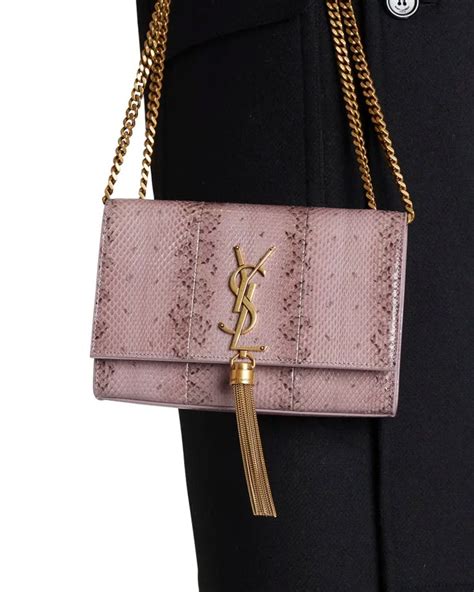 ysl shoulder bag snake leather|Saint Laurent Kate Small YSL Snakeskin Crossbody Bag.